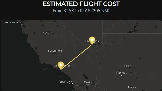 Estimated Flights Cost from Klax to Klas