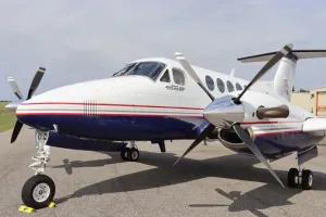 From shot for a Beechcraft Air KIng B200